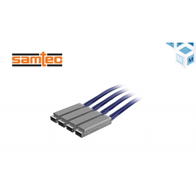 貿(mào)澤電子開售Samtec Flyover QSFP電纜系統(tǒng)
